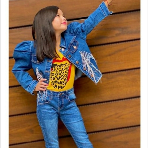 Kids Alisha Denim Set